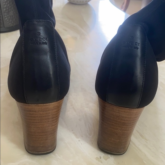 Gucci stivaletto tessuto ankle length boots s 10+ - Picture 2 of 7